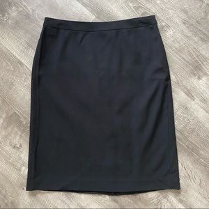 Banana Republic Black Pencil Skirt Stretch 8